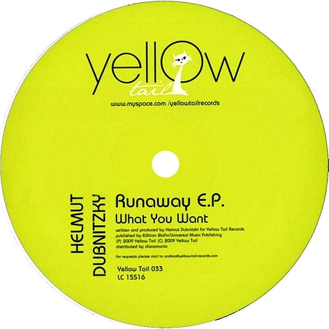 Helmut Dubnitzky - Runaway E.P.