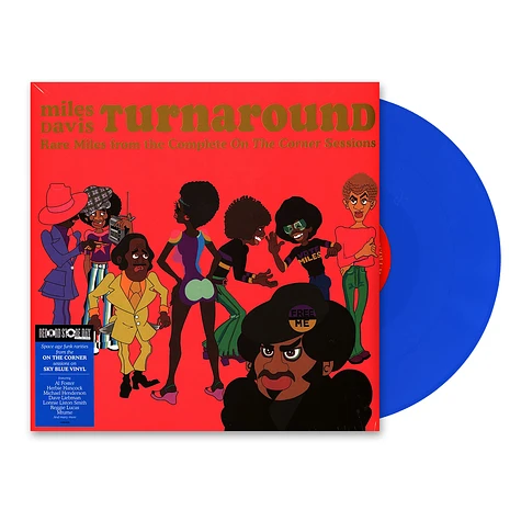Miles Davis - Turnaround: Unreleased Rare Vinyl From On The Corner Sessions Record Store Day 2023 Sky Blue Vinyl Edition