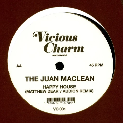The Juan MacLean - Happy House (Matthew Dear V Audion Remix) Record Store Day 2023 Edition