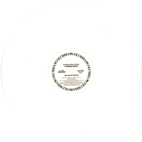 Tyrone Davis - Get On Up (Disco) White Vinyl Edition