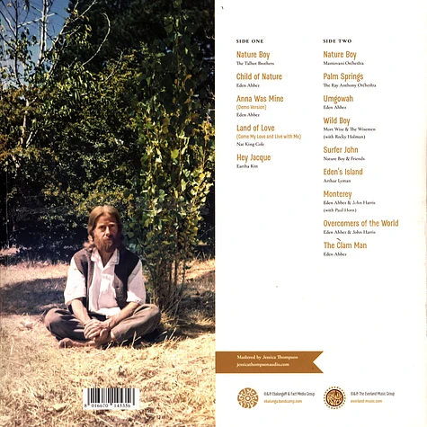 Eden Ahbez - Wild Boy: The Lost Songs Of Eden Ahbez Black Vinyl Edition