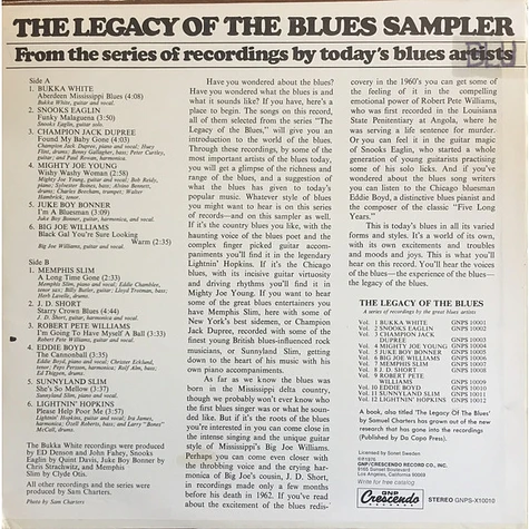 V.A. - The Legacy Of The Blues Sampler