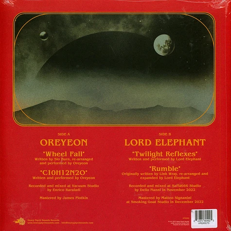 Oreyeon / Lord Elephant - Doom Sessions Volume 8 Neon Pink Vinyl Edition