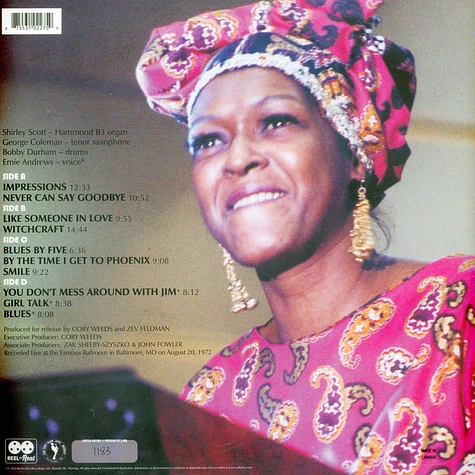 Shirley Scott - Queen Talk: Live At The Left Bank Record Store Day 2023 Edition