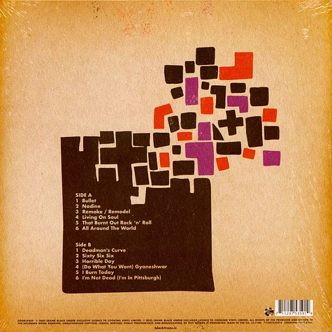 Frank Black - Live 2006 Record Store Day 2023 Orange Vinyl Edition