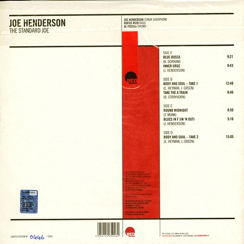 Joe Henderson - The Standard Joe