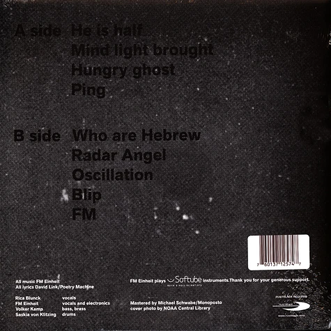 Fm Einheit - Radal Angel Grey Marbled Vinyl Edition