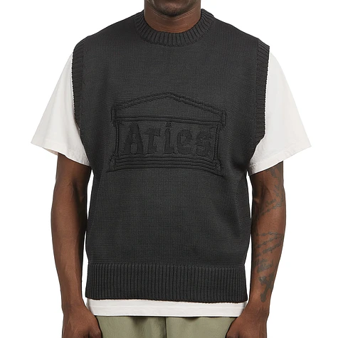 Aries - Recycled Reverse Knit Temple Sweater Vest