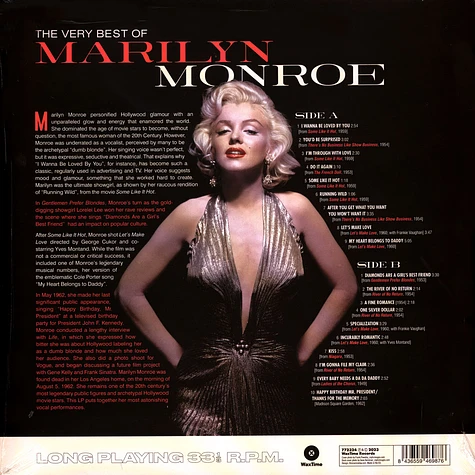 Marilyn Monroe - The Very Best Of Marilyn Monroe