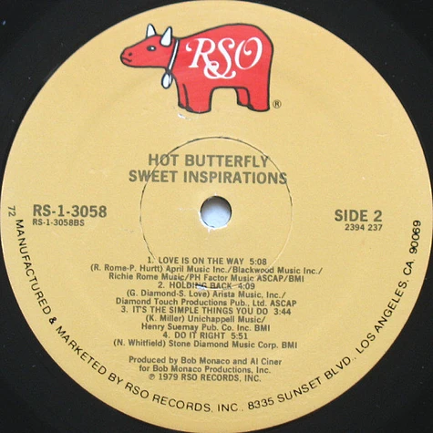 The Sweet Inspirations - Hot Butterfly