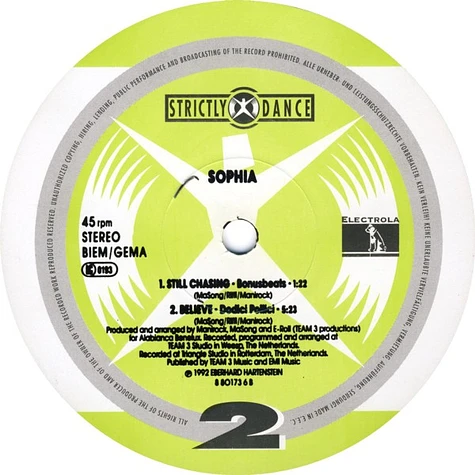 Sophia - Running So Hard