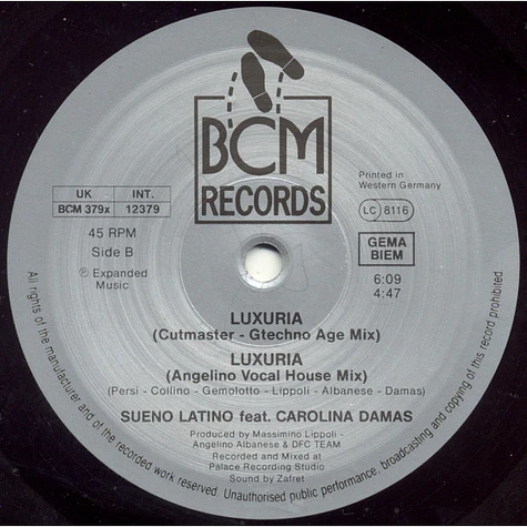 Sueño Latino - Luxuria