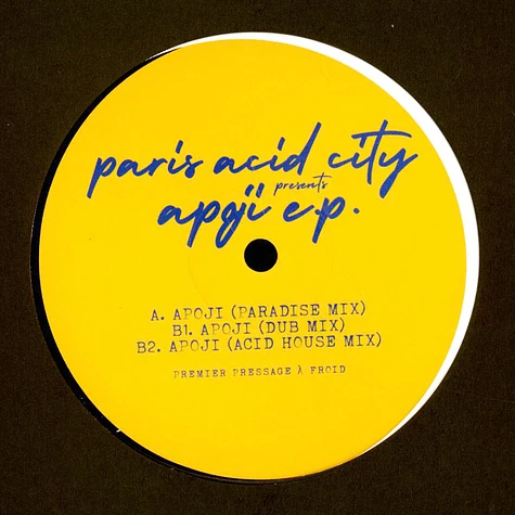 Paris Acid City - Apoji EP