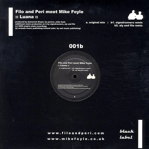 Filo & Peri Meet Mike Foyle - Luana