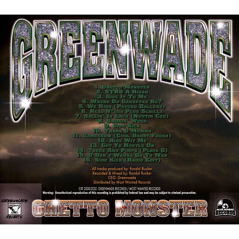 Greenwade - Ghetto Monster