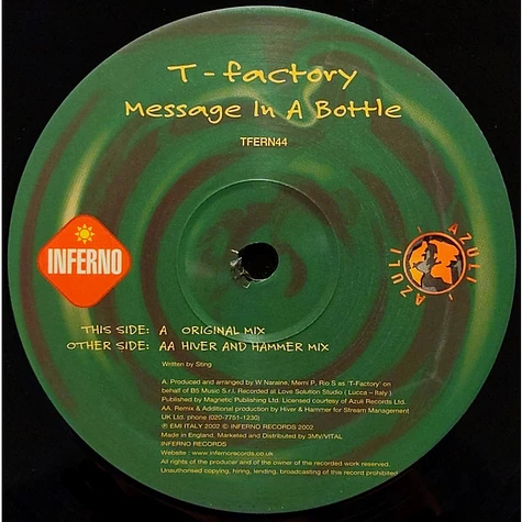 Tomato's Factory - Message In A Bottle