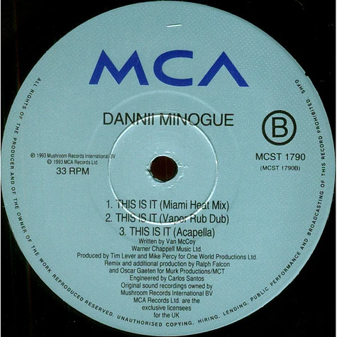 Dannii Minogue - This Is It