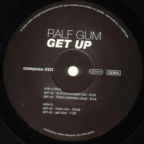 Ralf Gum - Get Up