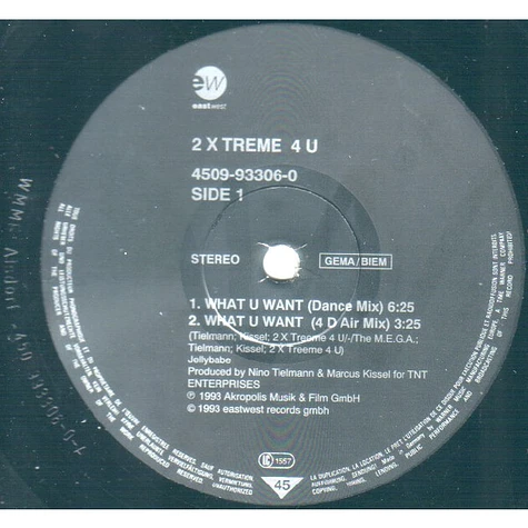 2 X-Treme 4 U Featuring The M.E.G.A. - What U Want