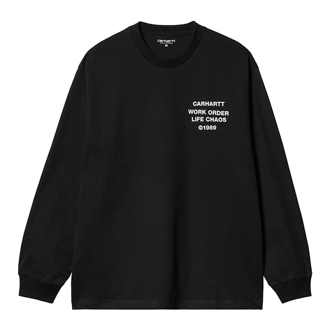 Carhartt WIP - L/S Reverse Hammer T-Shirt (Black) | HHV