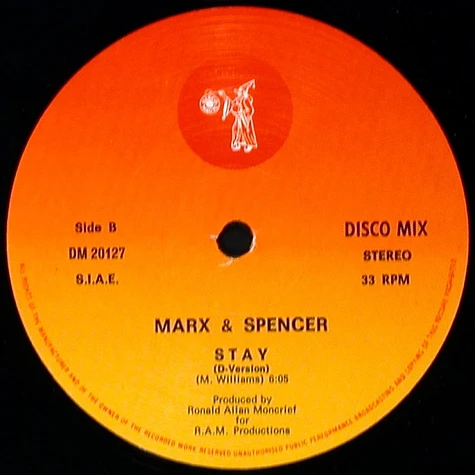 Marx & Spencer - Stay