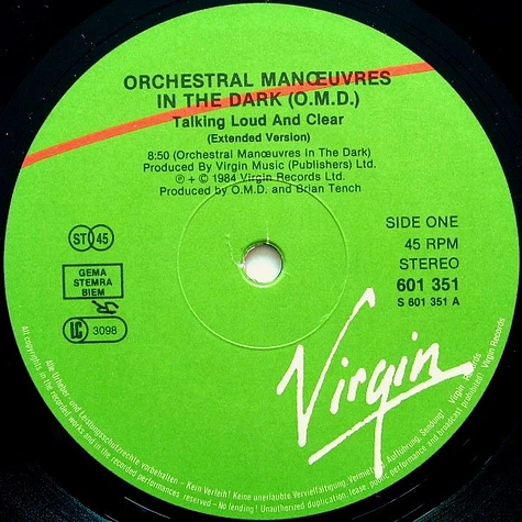 Orchestral Manoeuvres In The Dark - Talking Loud And Clear (Extended Version)