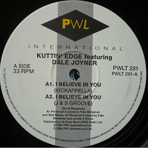 Kuttin' Edge Featuring Dale Joyner - I Believe In You