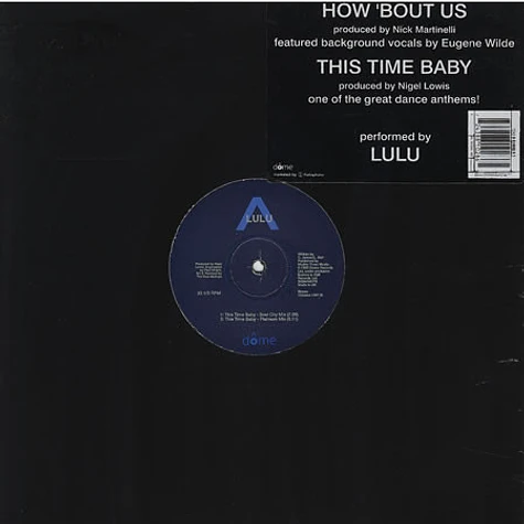 Lulu - How 'Bout Us