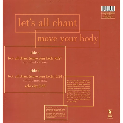 Ministry Of Sound - Let's All Chant (Move Your Body)