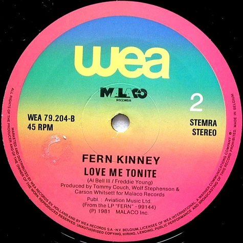 Fern Kinney - I've Been Lonely For So Long