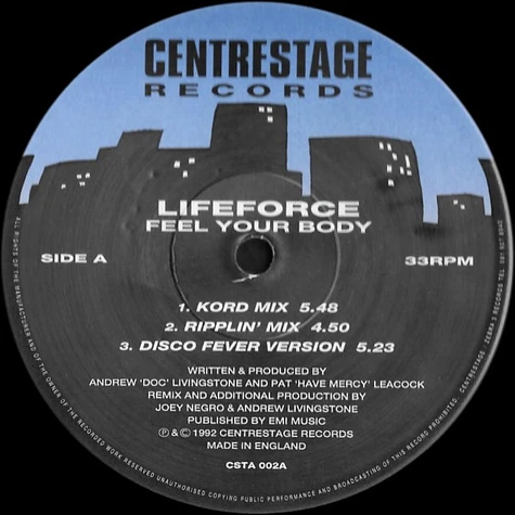 Lifeforce - Feel Your Body