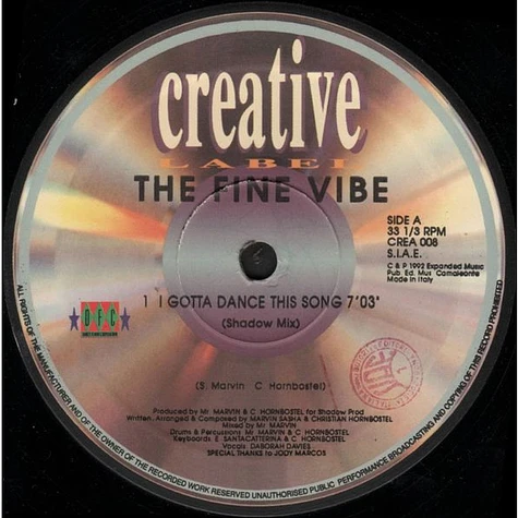 The Fine Vibe - I Gotta Dance This Song