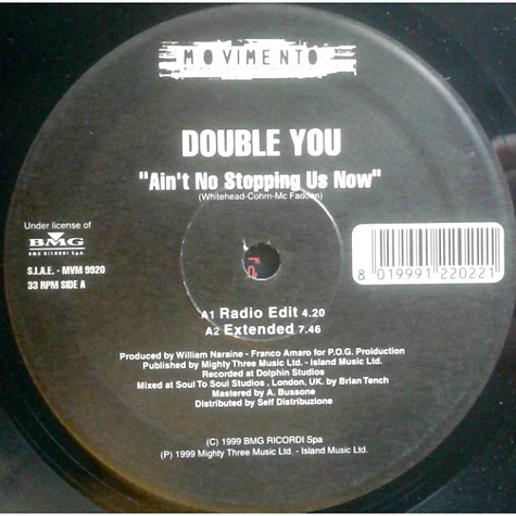 Double You - Ain't No Stopping Us Now