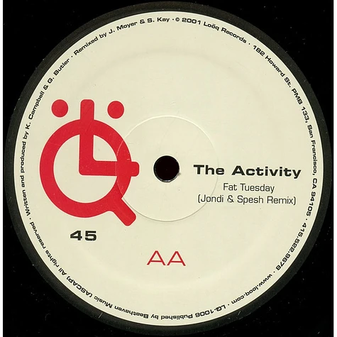 The Activity - Fat Tuesday