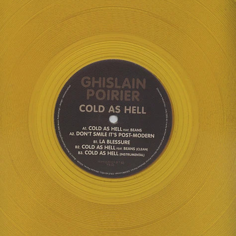 Ghislain Poirier - Cold As Hell