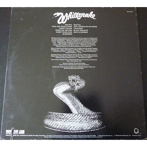 Whitesnake - Ready An' Willing