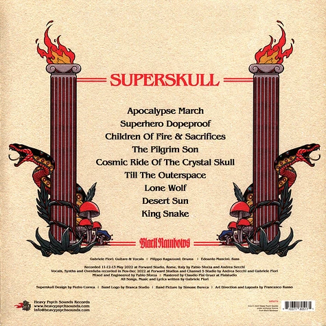 Black Rainbows - Superskull Black Vinyl Edition