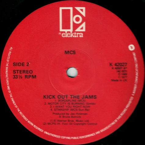 MC5 - Kick Out The Jams