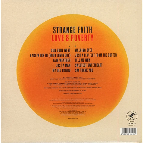 Strange Faith - Love & Poverty