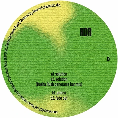 NDR - Solution EP