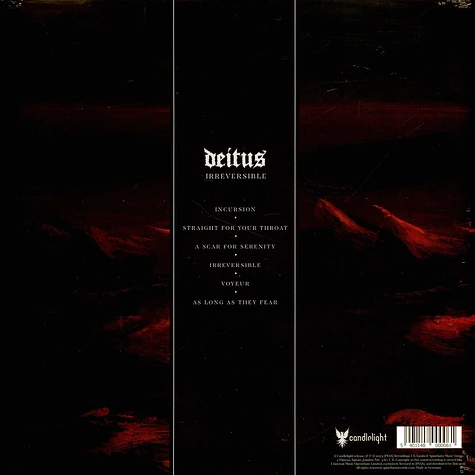 Deitus - Irreversible Transparent Red Vinyl Edizion
