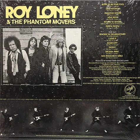 Roy Loney & The Phantom Movers - Out After Dark
