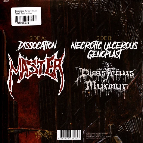 Disastrous Murmur/Master - Total Destruction