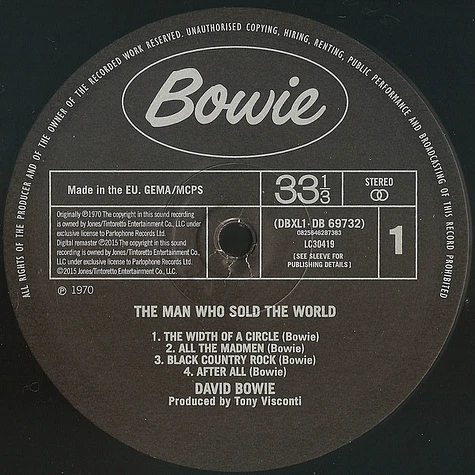 David Bowie - The Man Who Sold The World