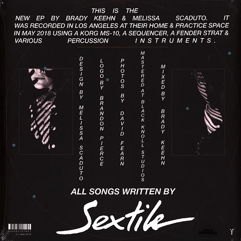 Sextile - 3 EP Bubblegum Red Vinyl Edition