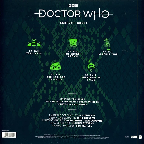 Doctor Who - OST Serpent Crest Green Vinyl Edition W/Book