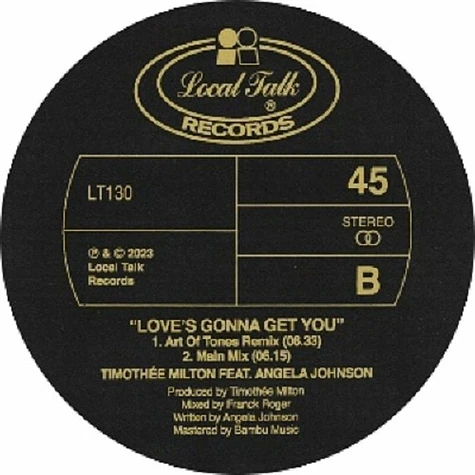Timothee Wilson Feat. Angela Johnson - Love' S Gonna Get You