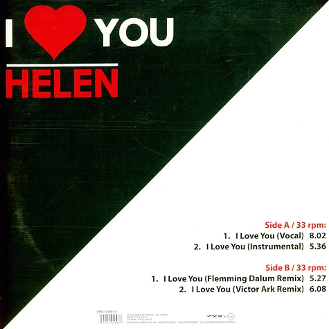 Helen - I Love You