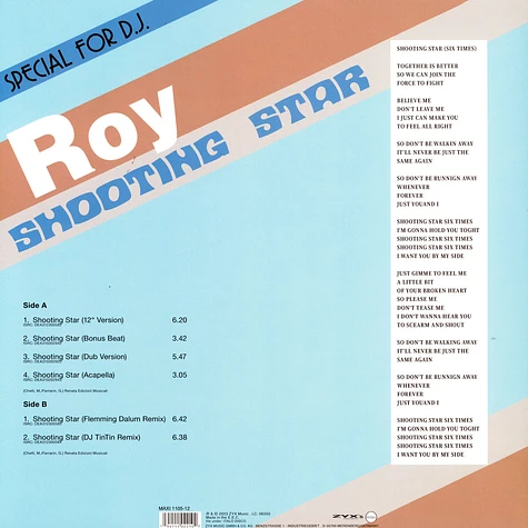 Roy - Shooting Star