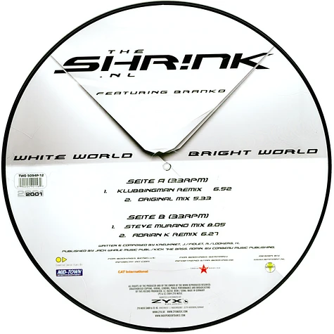 The Shrink Feat. Branko - White World,Bright World